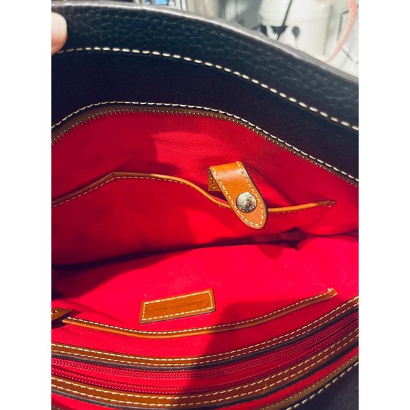 Dooney & Bourke Pebble Grain Leather Shopper Tote and wallet - Picture 2 of 9